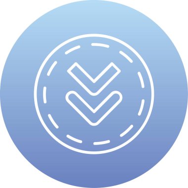 Modern bir simgenin vektör illüstrasyonu