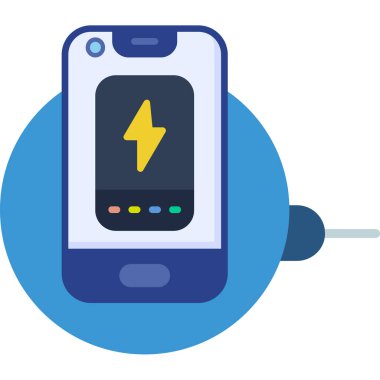 pil simgesi vektörlü cep telefonu