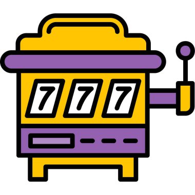 Kumar makinası. Basit illüstrasyon