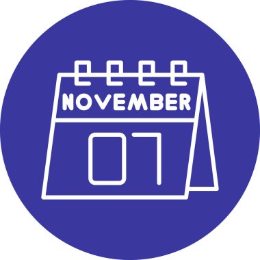 Kasım 'ın 8' i bir günlük takvimde