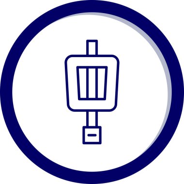 Araba aküsü. Basit resimleme