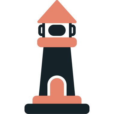 izole şirin deniz feneri tasarımı