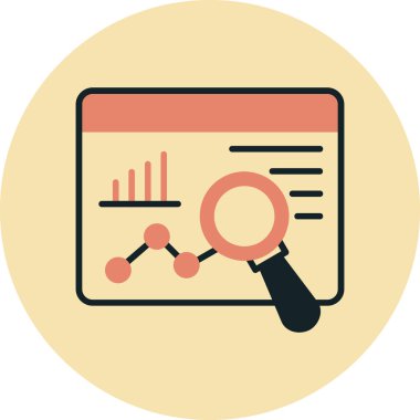 seo modern simgesinin vektör illüstrasyonu