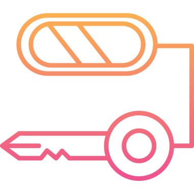 dağıtım kamyonu web simgesi basit illüstrasyon