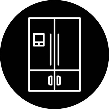 Mobilya simgesinin vektör çizimi, modern konsept