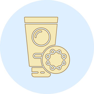 saç kurutma ikonu, vektör illüstrasyonu