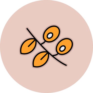 Gıda simgesinin vektör illüstrasyonu