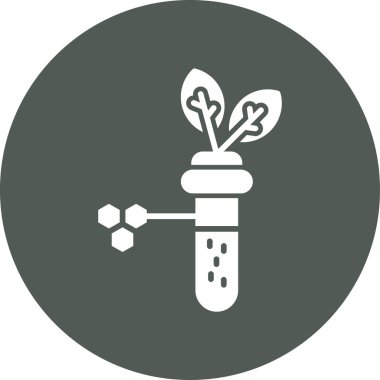 Modern b 'nin vektör illüstrasyonu bitkinin ikonundan yoksun