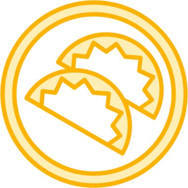 Tek bir simgenin vektör illüstrasyonu