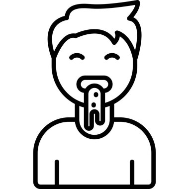 Müzisyen flüt ikonu çalıyor. Beyaz arkaplanda izole edilmiş web tasarımı için flüt vektör simgesi çalan ana hatlı müzisyen