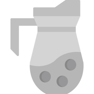 Sıcak kahve, ana hatlarıyla sıcak ikon.