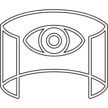 Antik Mısır simgesinin gözü, özet biçimi