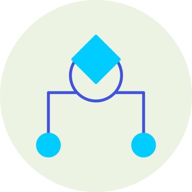 Mavi takım elbiseli ve elmaslı bir adamın vektör çizimi