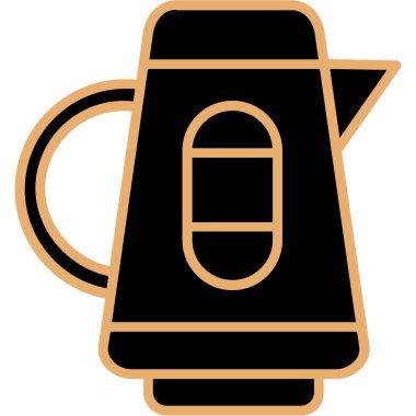 Kahve fincanı. Basit resimleme