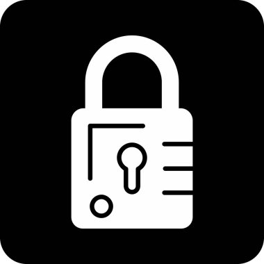 ikon vektör illüstrasyonunu kilitle