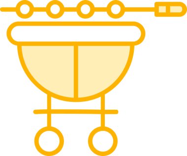 yiyecek ikonu vektör illüstrasyonu