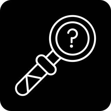 Soyut arkaplanda arama simgesi izole edildi