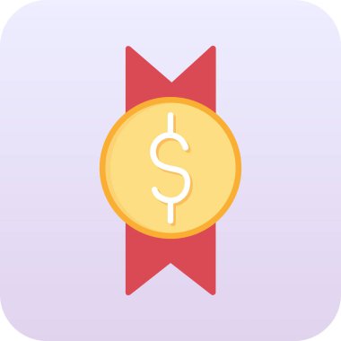 Dolar vektör simgesi modern basit vektör çizimi