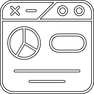 Ağ simgesi. vektör illüstrasyonu