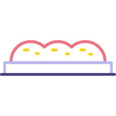 Ekmek. Web simgesi basit tasarım