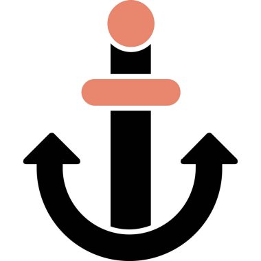 çapa simgesi vektör illüstrasyonu