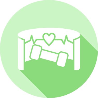 Hastane. Web simgesi basit illüstrasyon