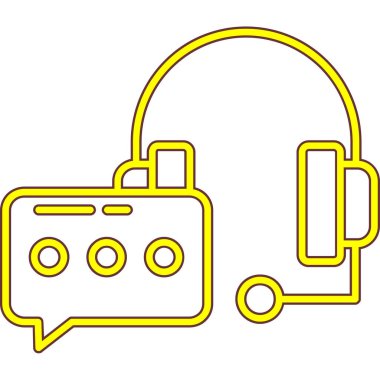 Çizgi film simgesinin vektör çizimi