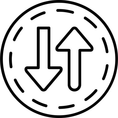 Ok. Web simgesi basit illüstrasyon