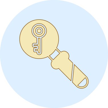 Çizgi film kapı simgesinin vektör illüstrasyonu