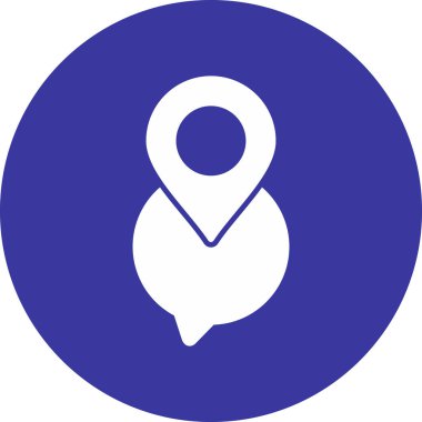 Harita işaretleyici. Web simgesi