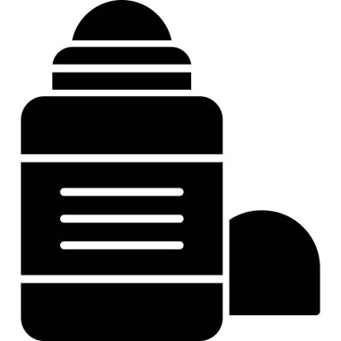 Şişe. Web simgesi basit illüstrasyon