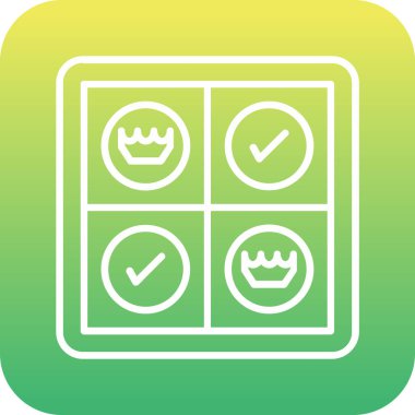 Oyun simgesinin vektör illüstrasyonu