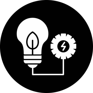 ampul simgesi vektör illüstrasyonu