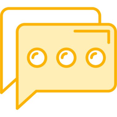 konuşma balonu ikonu vektör illüstrasyon tasarımı