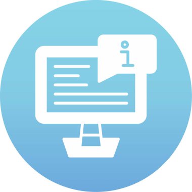 Konuş. Web simgesi basit bir illüstrasyon. sohbet