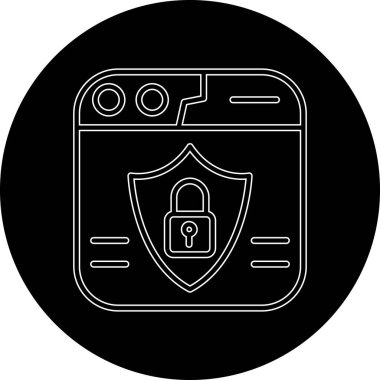 Modern simgenin vektör illüstrasyonu