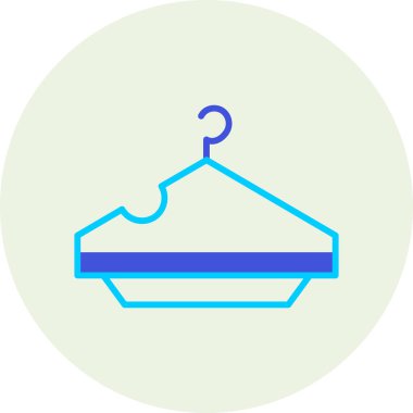 Askı. Web simgesi basit illüstrasyon