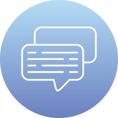 konuşma kabarcığı vektör çizimi