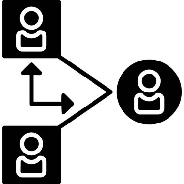 Pazarlamanın iş ve finans ikonunun vektör illüstrasyonu