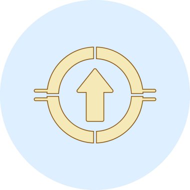 Bir simgenin vektör illüstrasyonu