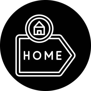 Kişisel ve ticari kullanım için vektör evi simgesi...