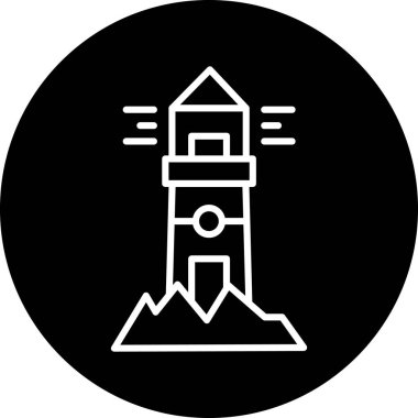 Roket vektör satırı simgesi