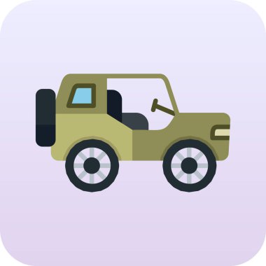 araba araç simgesi vektör illüstrasyonu