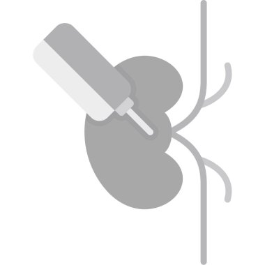 Böbrek ikonu. vektör çizimi tasarımı