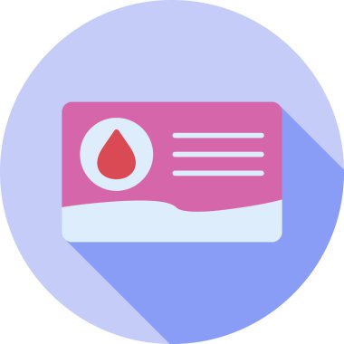 Kan. Web simgesi basit illüstrasyon