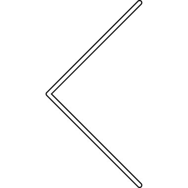 siyah ve beyaz ok simgesi