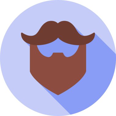 Hipster. Web simgesi basit illüstrasyon