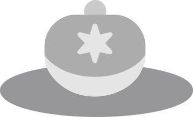 hat web simgesi vektör illüstrasyonu