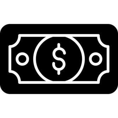 Dolar simgesi vektör illüstrasyonu