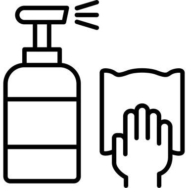 el spreyi simgesi, vektör illüstrasyon tasarımı